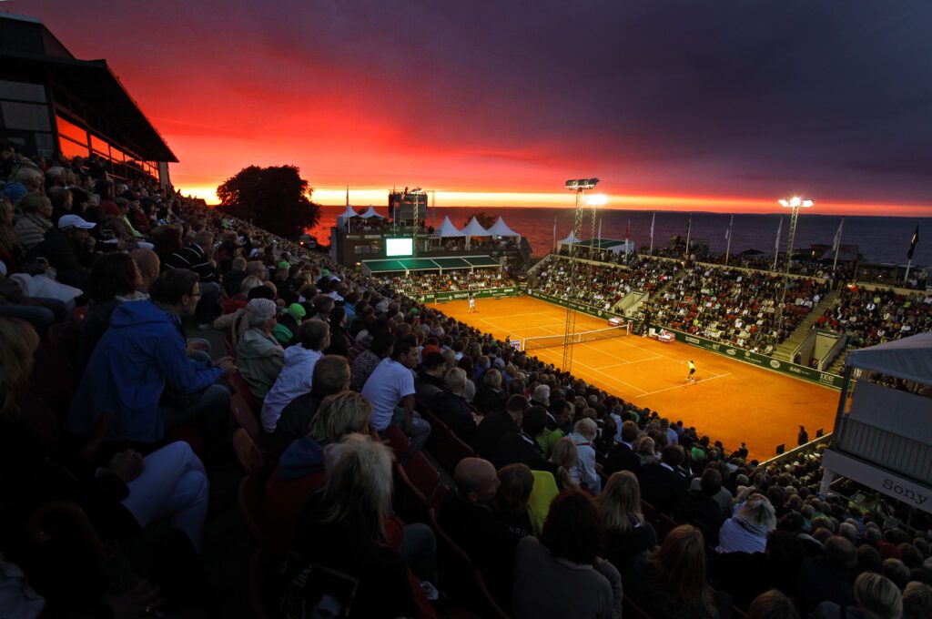 Sunset tennis, Nordea Open i Båstad.